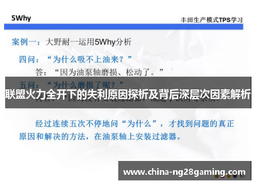联盟火力全开下的失利原因探析及背后深层次因素解析